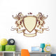 Vintage horse on shield Wall Decal