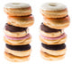 Stacked Donuts Wall Decal Sticker Set