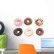 Mixed Donuts Wall Decal Sticker Set