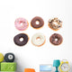 Mixed Donuts Wall Decal Sticker Set