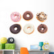 Mixed Donuts Wall Decal Sticker Set