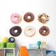 Mixed Donuts Wall Decal Sticker Set