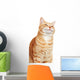 Cat portrait. Wall Decal