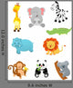 Baby Safari Animals Wall Decal Sticker Set