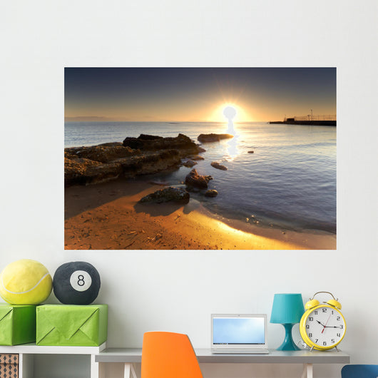 Mediterranean sunrise Wall Mural