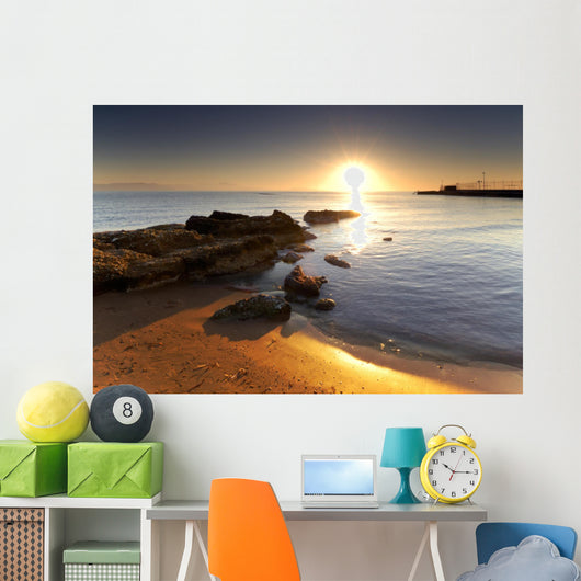 Mediterranean sunrise Wall Mural