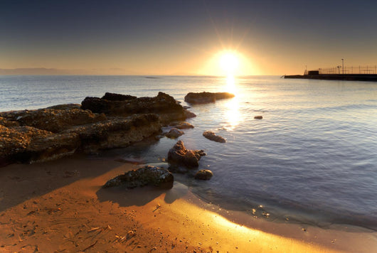Mediterranean sunrise Wall Mural