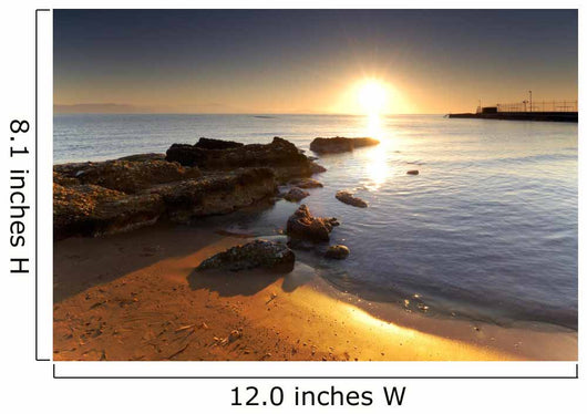 Mediterranean sunrise Wall Mural