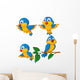 Bird cartoon Wall Decal