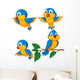 Bird cartoon Wall Decal