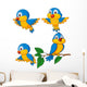 Bird cartoon Wall Decal