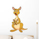 Kangaroo cartoon Wall Decal