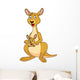 Kangaroo cartoon Wall Decal