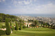 View of Haifa From Bahaii Gardens Wall Mural