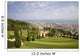 View of Haifa From Bahaii Gardens Wall Mural