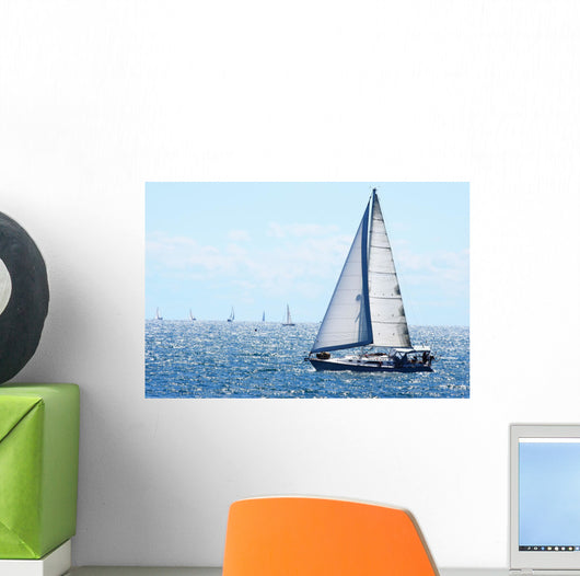 Sail boat Wall Mural