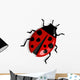 Red Ladybug Wall Decal