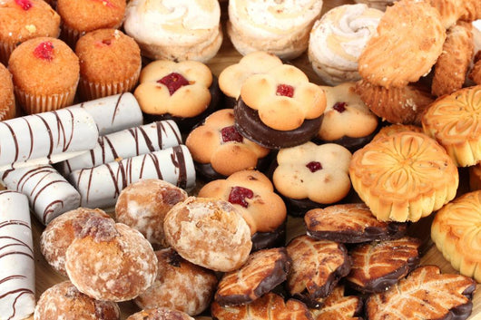 Mix Sweet Cookies Close-up