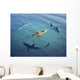 Surrounded Sharks Wall Decal