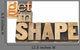 get in shape in wood type Wall Decal