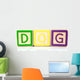 dog blocks Wall Decal