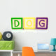dog blocks Wall Decal