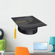 university traditional hat Wall Decal