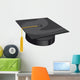 university traditional hat Wall Decal