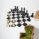 Chess Figures and Board Wall Decal