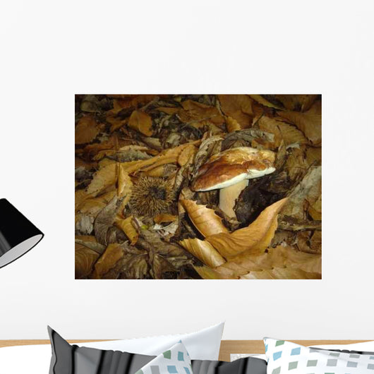 Porcini and Chestnut Wall Decal