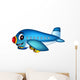 cartoon airplane Wall Decal