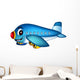 cartoon airplane Wall Decal