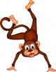 Cute Monkey Cartoon Expression