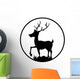 Cute Deer Silhouette Wall Decal
