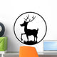Cute Deer Silhouette Wall Decal
