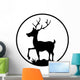 Cute Deer Silhouette Wall Decal