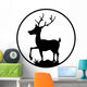 Cute Deer Silhouette Wall Decal
