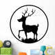 Cute Deer Silhouette Wall Decal