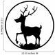 Cute Deer Silhouette Wall Decal
