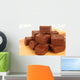 homemade chocolate fudge Wall Decal