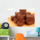homemade chocolate fudge Wall Decal