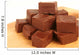 homemade chocolate fudge Wall Decal