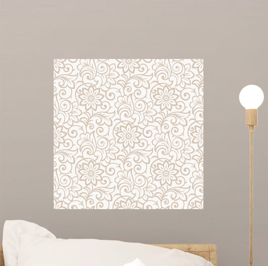 Floral Seamless Royal Wallpaper Wall Decal