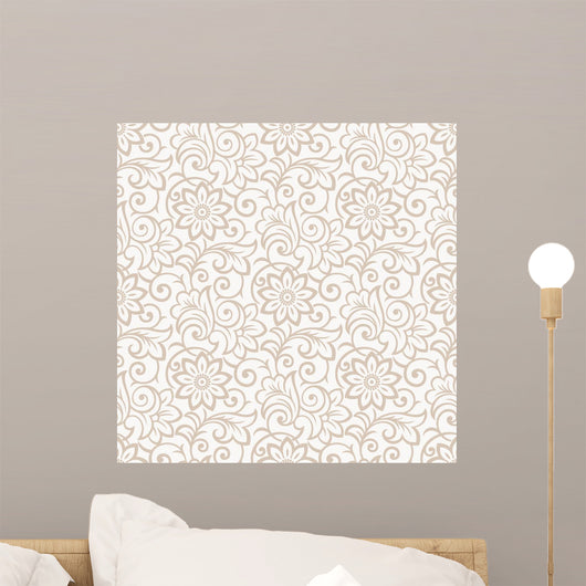 Floral Seamless Royal Wallpaper Wall Decal