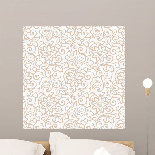 Floral Seamless Royal Wallpaper Wall Decal