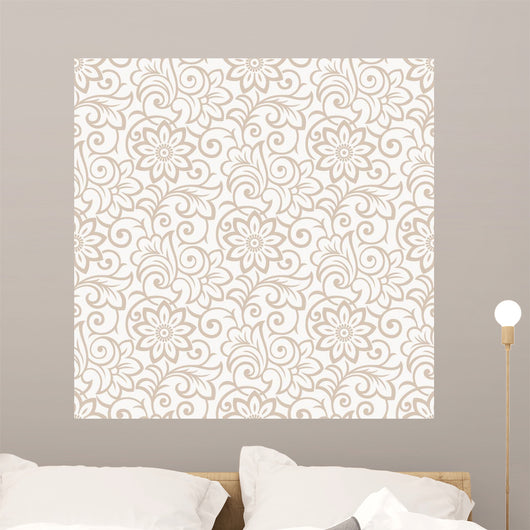 Floral Seamless Royal Wallpaper Wall Decal