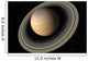 3d Render of Saturn Wall Mural