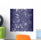 Seamless Floral Paisley Pattern Wall Decal