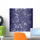 Seamless Floral Paisley Pattern Wall Decal