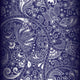 Seamless Floral Paisley Pattern Wall Decal